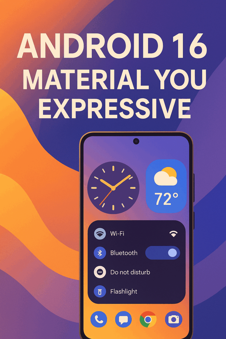 Android 16 Gets a Bold Makeover with Material 3 Expressive: What You Need to Know